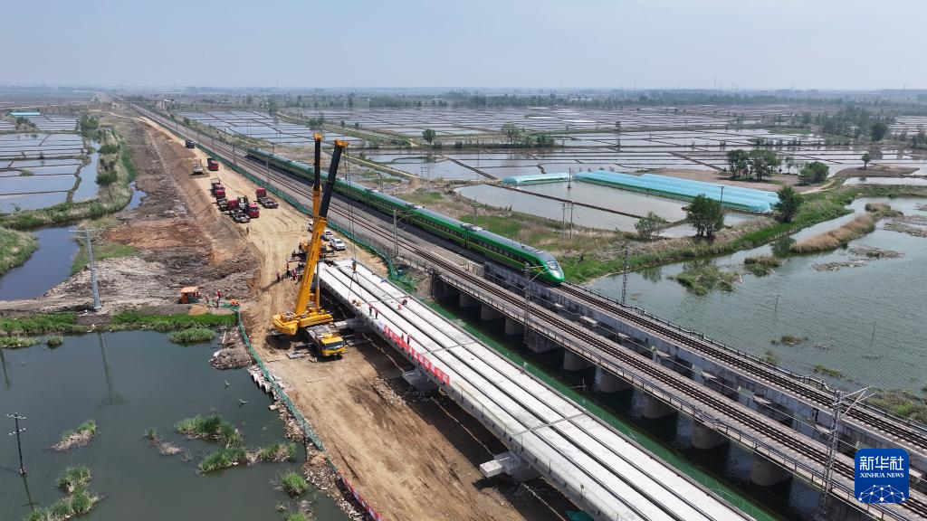 沈山铁路升级改造施工取得重大进展