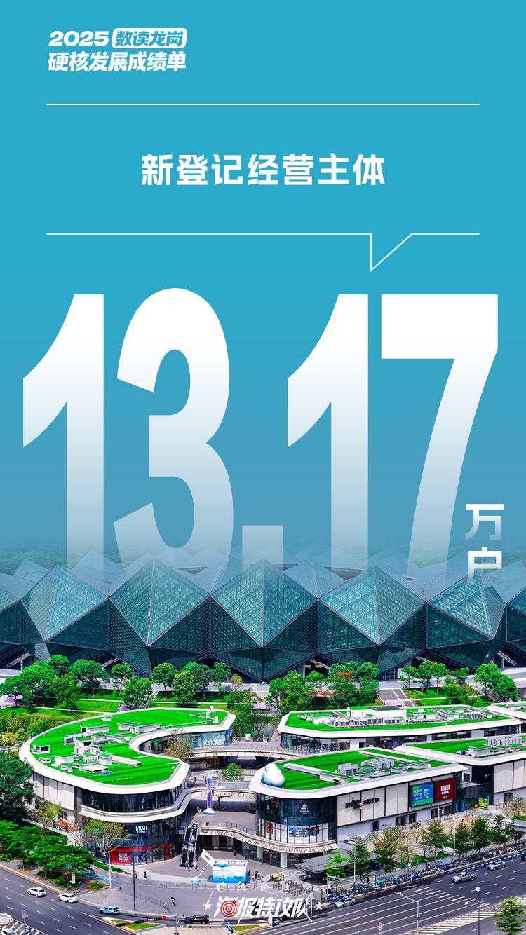 数读龙岗·2025硬核发展成绩单